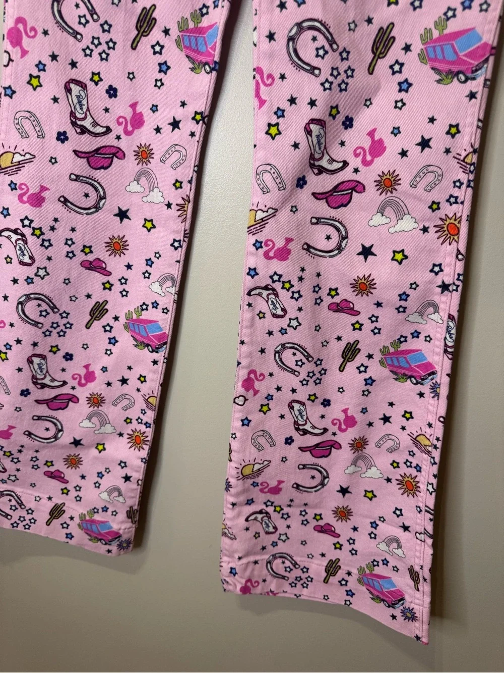 Wrangler X Barbie Retro High Rise Trouser Jean | 25 x 34 | Pinnacle Pink